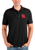 Houston Cougars Antigua Affluent Polo Shirt - Black