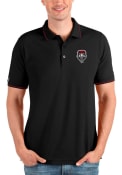 New Mexico Lobos Antigua Affluent Polo Shirt - Black