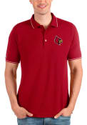 Louisville Cardinals Antigua Affluent Polo Shirt - Red