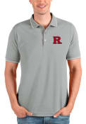 Rutgers Scarlet Knights Antigua Affluent Polo Shirt - Grey