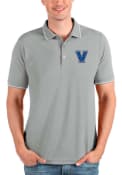 Villanova Wildcats Antigua Affluent Polo Shirt - Grey