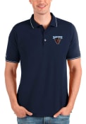 Maine Black Bears Antigua Affluent Polo Shirt - Navy Blue