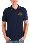 Marquette Golden Eagles Antigua Affluent Polo Shirt - Navy Blue