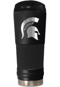 Michigan State Spartans Stealth 24oz Powder Coated Stainless Steel Tumbler - Black