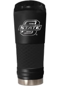 Oklahoma State Cowboys Stealth 24oz Powder Coated Stainless Steel Tumbler - Black
