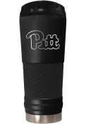 Pitt Panthers Stealth 24oz Powder Coated Stainless Steel Tumbler - Black