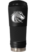 Boise State Broncos Stealth 24oz Powder Coated Stainless Steel Tumbler - Black