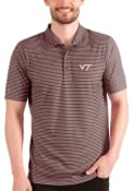Virginia Tech Hokies Antigua Esteem Polo Shirt - Maroon