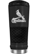 St Louis Cardinals Stealth 24oz Powder Coated Stainless Steel Tumbler - Black