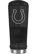 Indianapolis Colts Stealth 24oz Powder Coated Stainless Steel Tumbler - Black