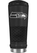 Seattle Seahawks Stealth 24oz Powder Coated Stainless Steel Tumbler - Black