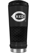 Cincinnati Reds Stealth 24oz Powder Coated Stainless Steel Tumbler - Black
