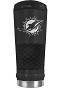 Miami Dolphins Stealth 24oz Powder Coated Stainless Steel Tumbler - Black