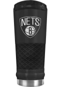 Brooklyn Nets Stealth 24oz Powder Coated Stainless Steel Tumbler - Black