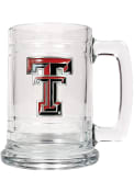 Texas Tech Red Raiders 15oz Glass Logo Stein