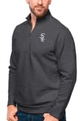 Chicago White Sox Antigua Gambit 1/4 Zip Pullover - Charcoal