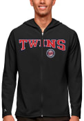 Minnesota Twins Antigua Legacy Full Zip Jacket - Black