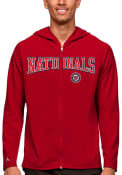Washington Nationals Antigua Legacy Full Zip Jacket - Red
