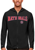 Washington Nationals Antigua Legacy Full Zip Jacket - Black