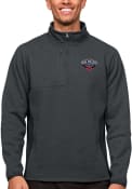New Orleans Pelicans Antigua Course Pullover Jackets - Charcoal
