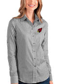 Arizona Cardinals Womens Antigua Structure Dress Shirt - Black