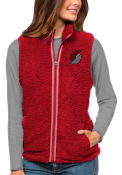 Portland Trail Blazers Womens Antigua Grace Vest - Red