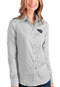 Tennessee Titans Womens Antigua Structure Dress Shirt - Grey