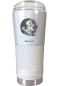 Florida State Seminoles Personalized 24 oz Opal Stainless Steel Tumbler - White