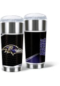 Baltimore Ravens Personalized 24 oz Eagle Stainless Steel Tumbler - Black