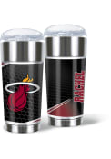 Miami Heat Personalized 24 oz Eagle Stainless Steel Tumbler - Red