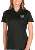 Jacksonville Jaguars Womens Antigua Balance Polo Shirt - Black