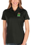 Marshall Thundering Herd Womens Antigua Balance Polo Shirt - Black