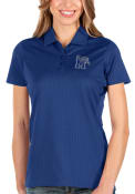 Memphis Tigers Womens Antigua Balance Polo Shirt - Blue