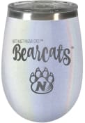 Northwest Missouri State Bearcats 10oz Opal Stemless Wine Stainless Steel Tumbler - White