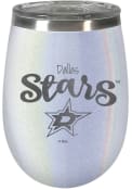 Dallas Stars 10oz Opal Stemless Wine Stainless Steel Tumbler - White