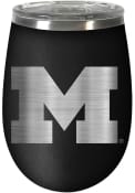 Michigan Wolverines 10oz Stealth Stemless Wine Stainless Steel Tumbler - Black