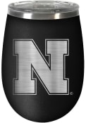 Nebraska Cornhuskers 10oz Stealth Stemless Wine Stainless Steel Tumbler - Black