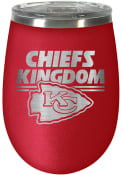 Kansas City Chiefs 10oz Rally Cry Stemless Wine Stainless Steel Tumbler - Red