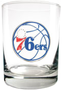 Philadelphia 76ers 14oz Emblem Rock Glass