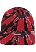 Texas Tech Red Raiders Youth Tie Dye Cuff Knit Hat - Black