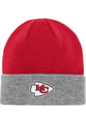 Kansas City Chiefs Youth Heathered Cuff Knit Hat - Red