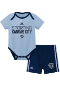 Sporting Kansas City Infant Locker Stacked Top and Bottom - Light Blue