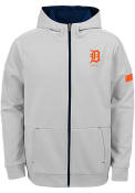 Detroit Tigers Youth Enduring Full Zip Jacket - Grey