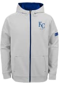 Kansas City Royals Youth Enduring Full Zip Jacket - Grey