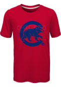 Chicago Cubs Youth All Action T-Shirt - Red