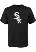 Chicago White Sox Youth Primary Logo T-Shirt - Black