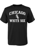 Chicago White Sox Youth Heart Soul T-Shirt - Black
