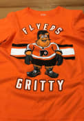 Gritty Philadelphia Flyers Youth Outer Stuff Gritty Life T-Shirt - Orange
