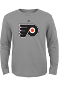 Philadelphia Flyers Boys Primary Logo T-Shirt - Grey