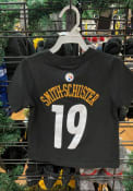 JuJu Smith-Schuster Pittsburgh Steelers Toddler Outer Stuff Mainliner Name and Number T-Shirt - Black